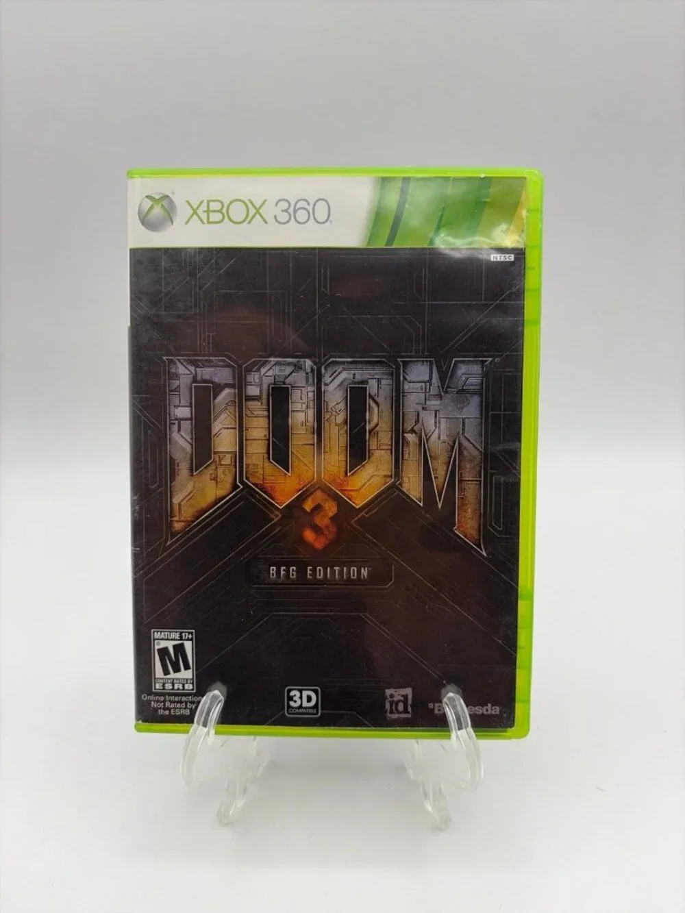 Doom 3 BFG Edition (Microsoft Xbox 360, 2012) CIB Complete w/ Manual - TESTED